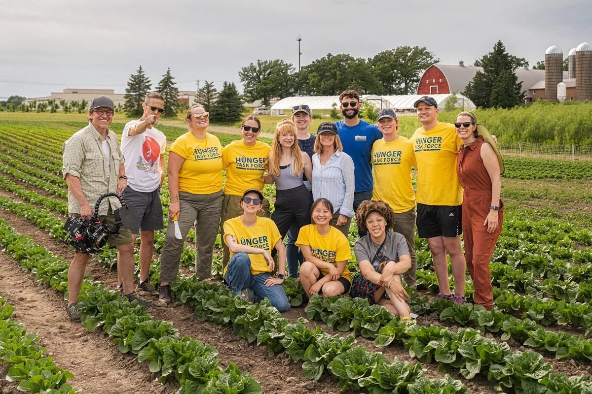 On location at the @hungertaskforce farm last week 🌱During growing seasons, with help from thousands of volunteers, they harvest over half a million pounds of fresh fruits and vegetables at their 208 acre farm in Franklin to add to the food bank&rsq