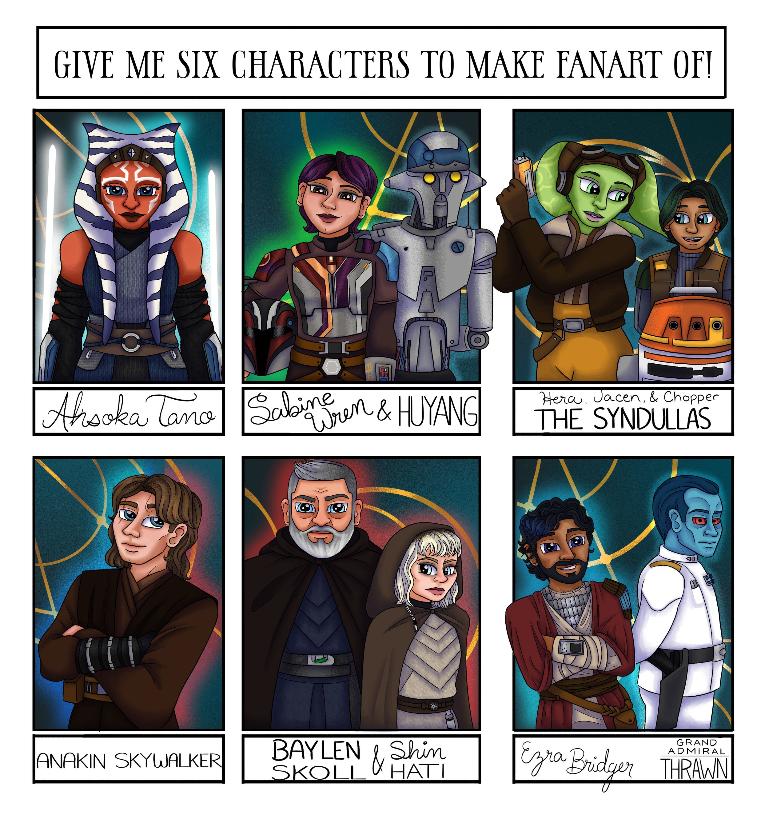 Ahsoka Six Fanarts