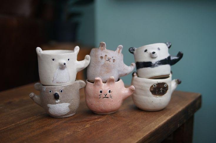 2-Week After School Ceramic Animal Cup Workshop: Elementary School