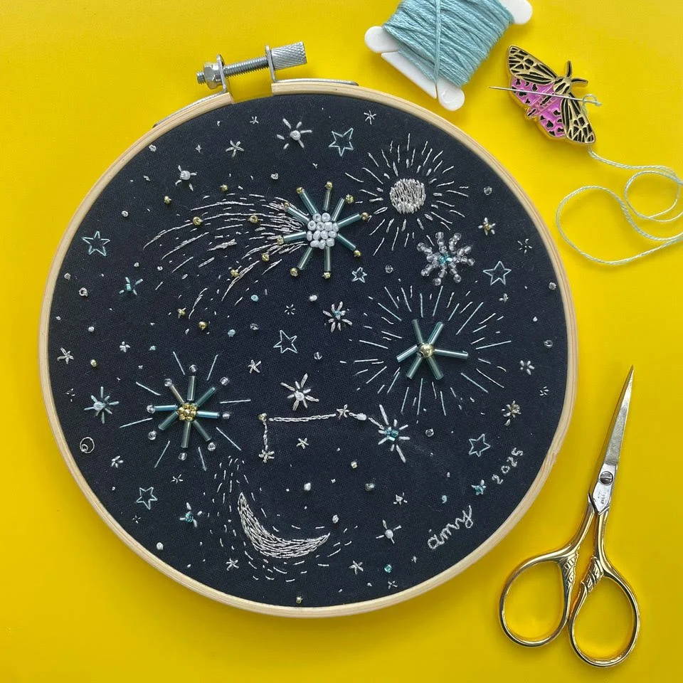 Find Out Fridays! -Stitch Your Sign: Celestial Embroidery for Beginners