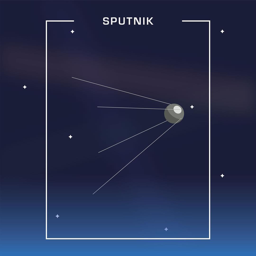 Sputnik 1 was the first artificial Earth satellite. The Soviet Union launched it into an elliptical low Earth orbit on 4 October 1957, orbiting for three weeks before its batteries died, then silently for two more months before falling back into the 