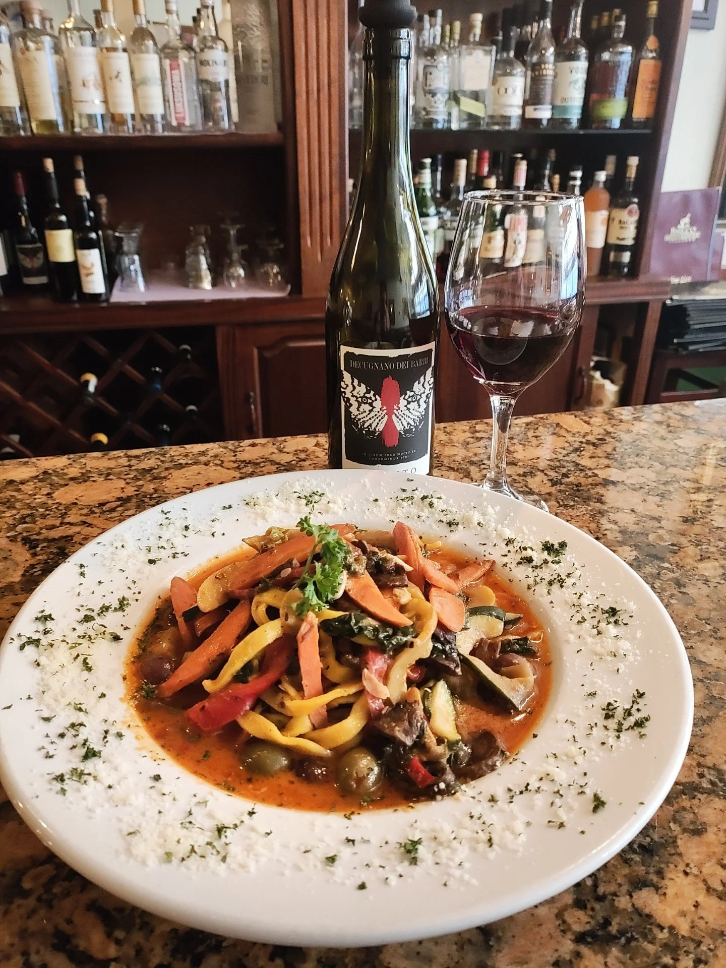 Strengozzi all'Ortolana with Wine.jfif