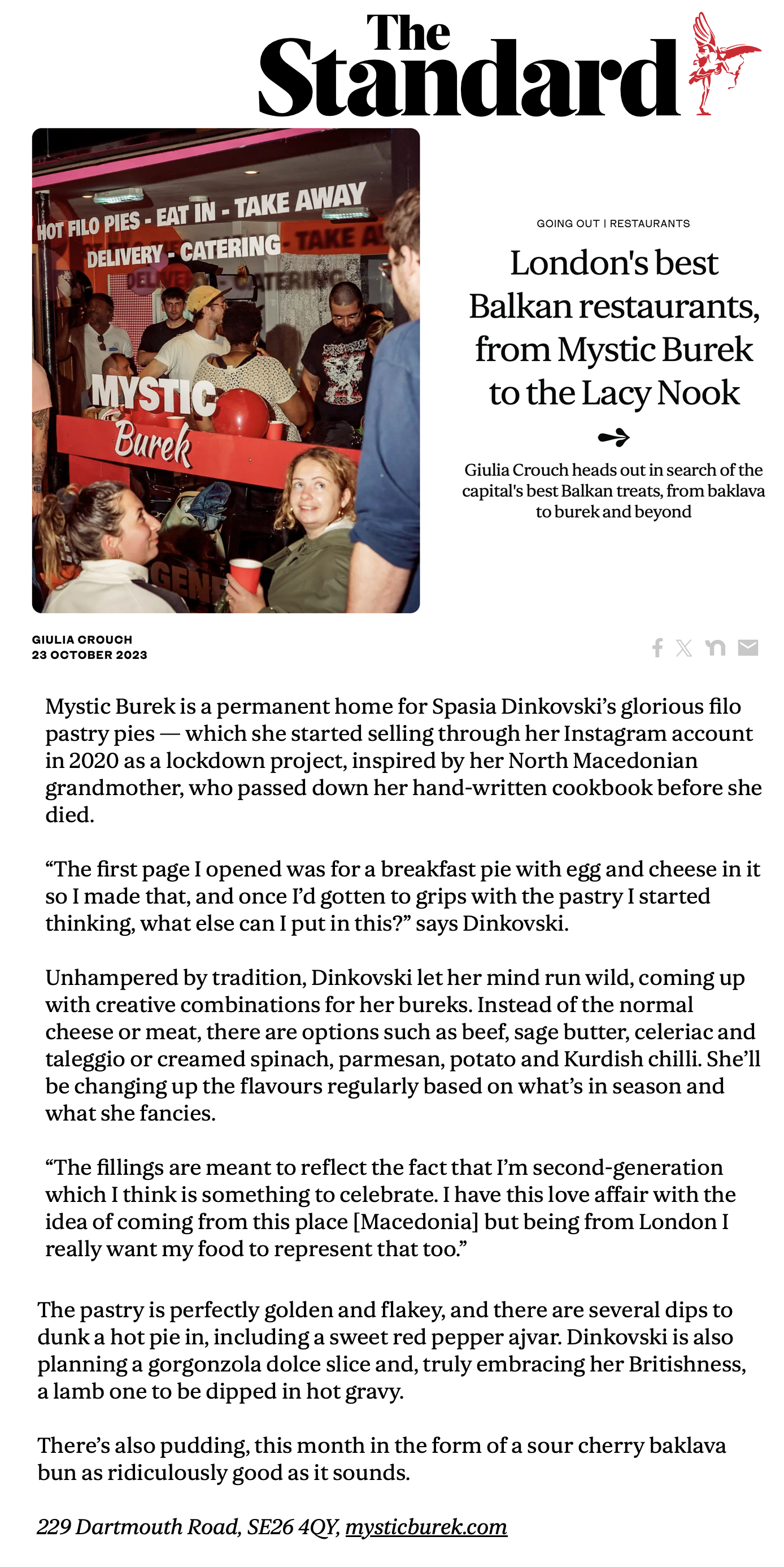 THE STANDARD - 0CTOBER 2023