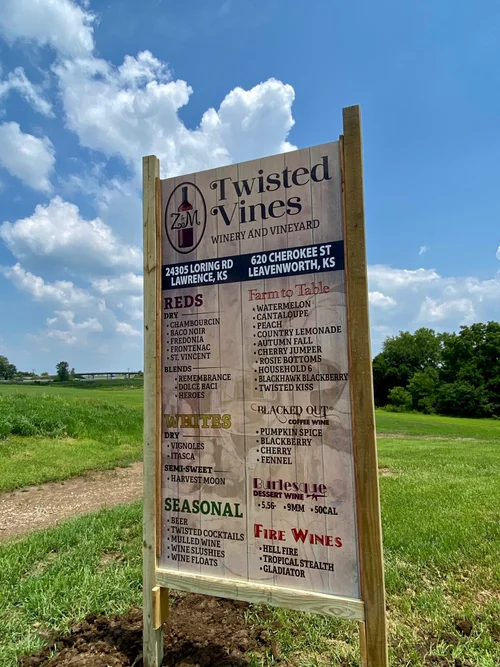 Vineyard Sign