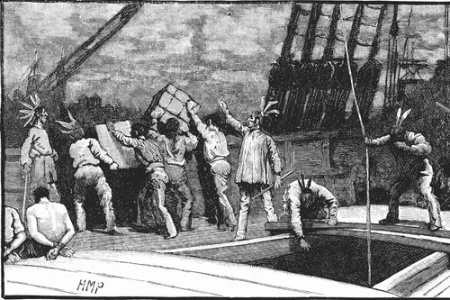 Boston Tea Party Engraving