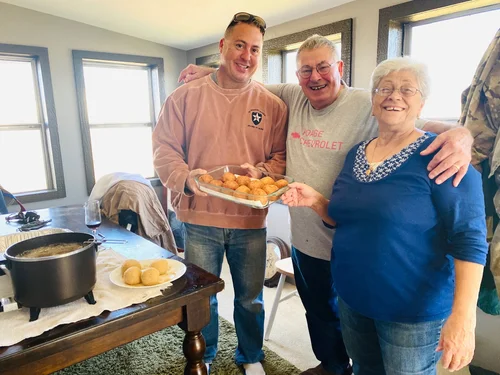 Bryan with Gina's family