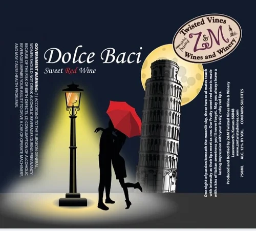 Dolce Baci custom label