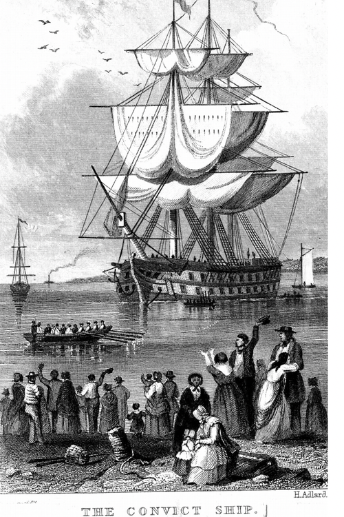 Convictship engraving
