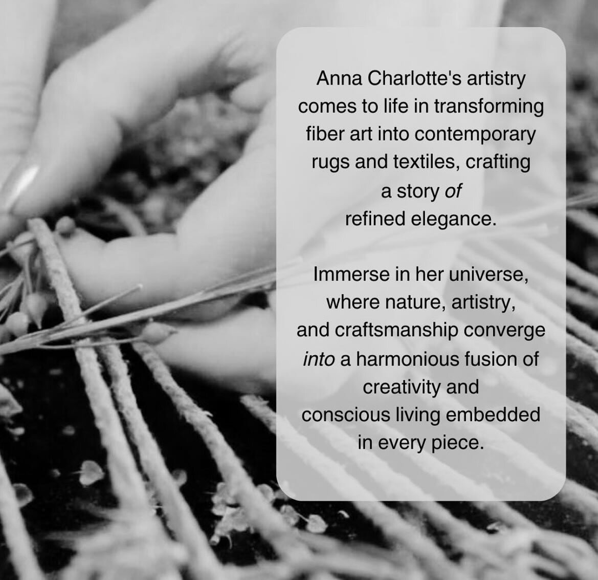 #AnnaCharlotteAtelier #fiberart #ExclusiveCollection #invitenature #craft #artanddesign #ColourTalk #BookSigning #SpringCelebration #Artistry #VibrantPalette #EventInspiration #ParisEvents #ArtisticCelebration  #SpringVibes #ArtisanCraftsmanship  #Cr