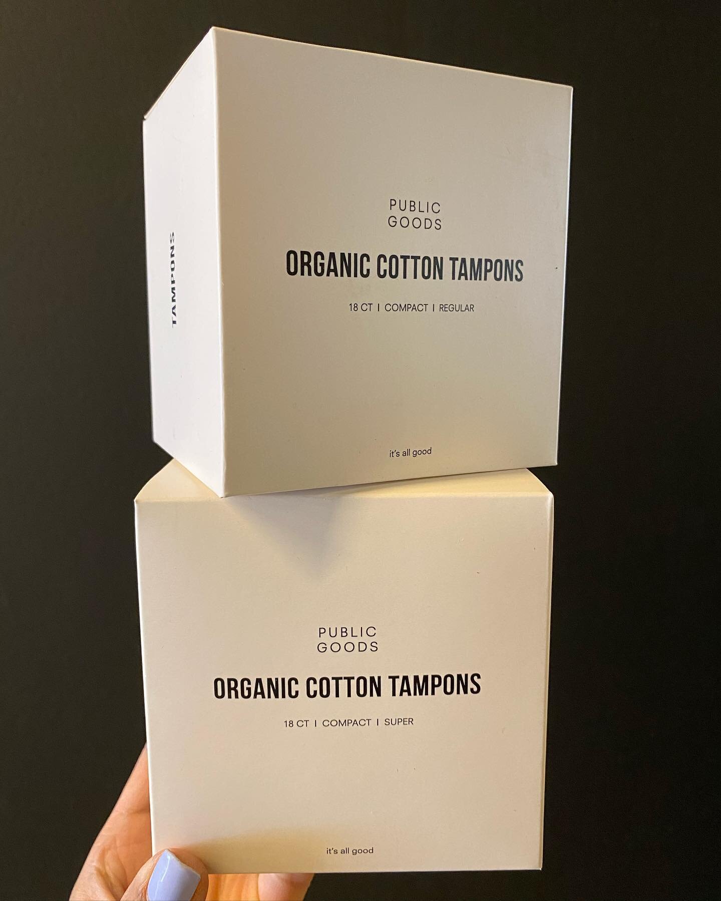 Ditch the tampons with mysterious ingredients and spring for these ones made out of organic cotton. Cotton without added synthetic fibers is more eco-friendly, and not to mention, more friendly to your vagina!

$9.99

#periodcare #period #ecofriendly