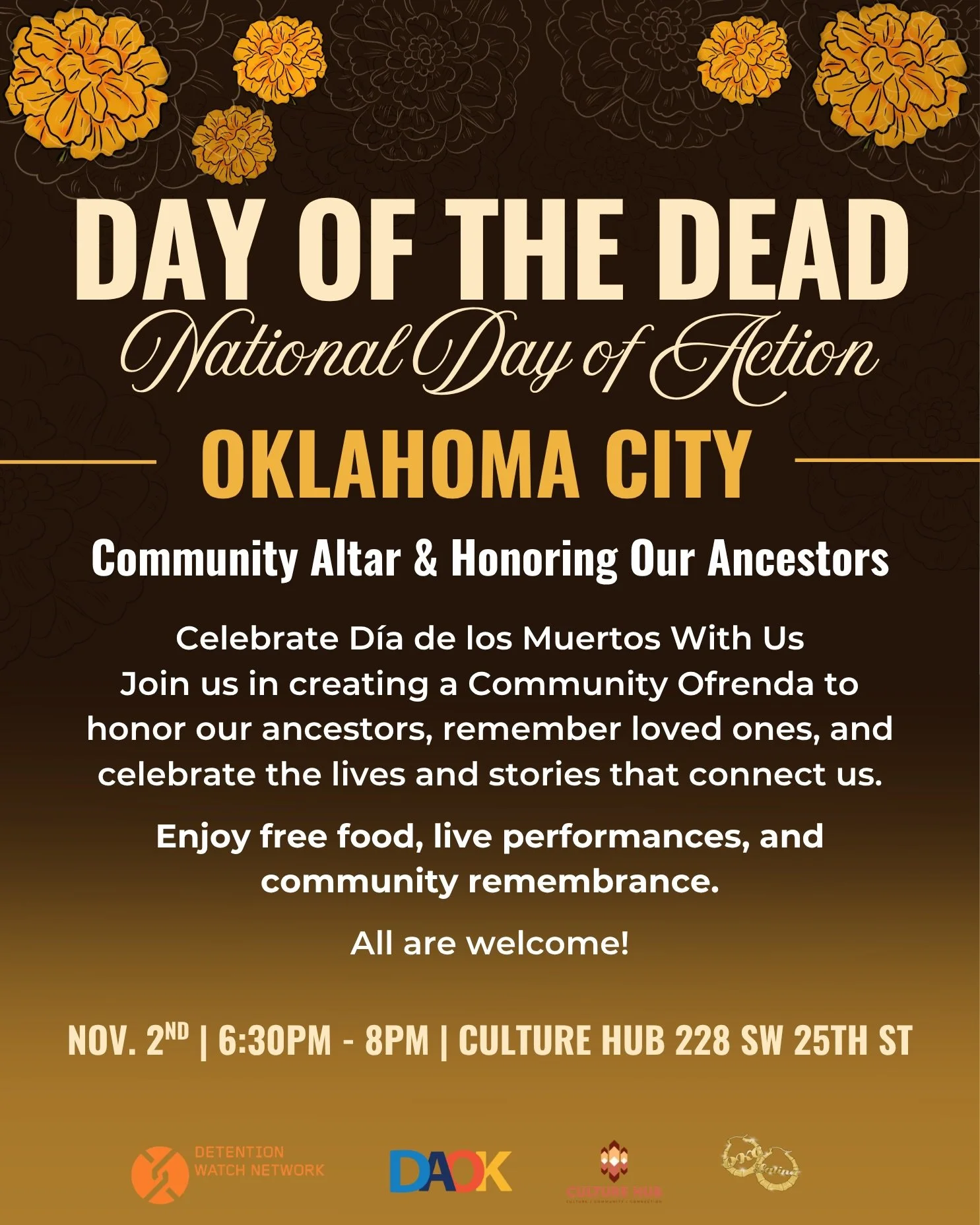 This D&iacute;a de los Muertos, we gather to remember the lives lost to state violence, honor the people and families impacted, and hold space for our collective grief.

From ICE detention to policing, systemic violence impacts our communities in way