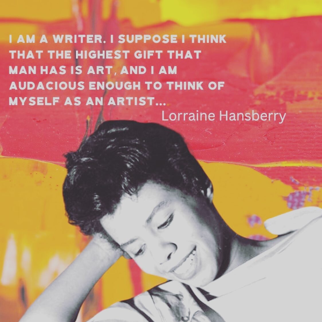 Repost from @hurstonwrightfoundation
&bull;
Lorraine Hansberry was the first Black playwright and the youngest American to win a New York Critics&rsquo; Circle award. Throughout her life she was heavily involved in civil rights. She died at 34 of pan