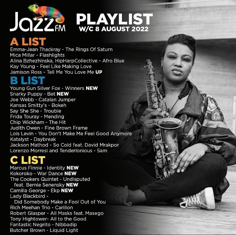 We&rsquo;ve been play listed for the a 2nd week! Thank you @jazzfmuk and to all those who have listened and left us nice comments. 

#jazzfm #jazzfmplaylist #nationalradio #clistcelebrity
