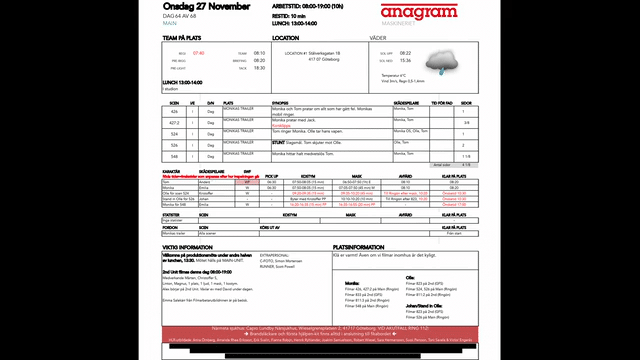 LEKTION 4 - FILM - FILMINSPELNING - TEORI