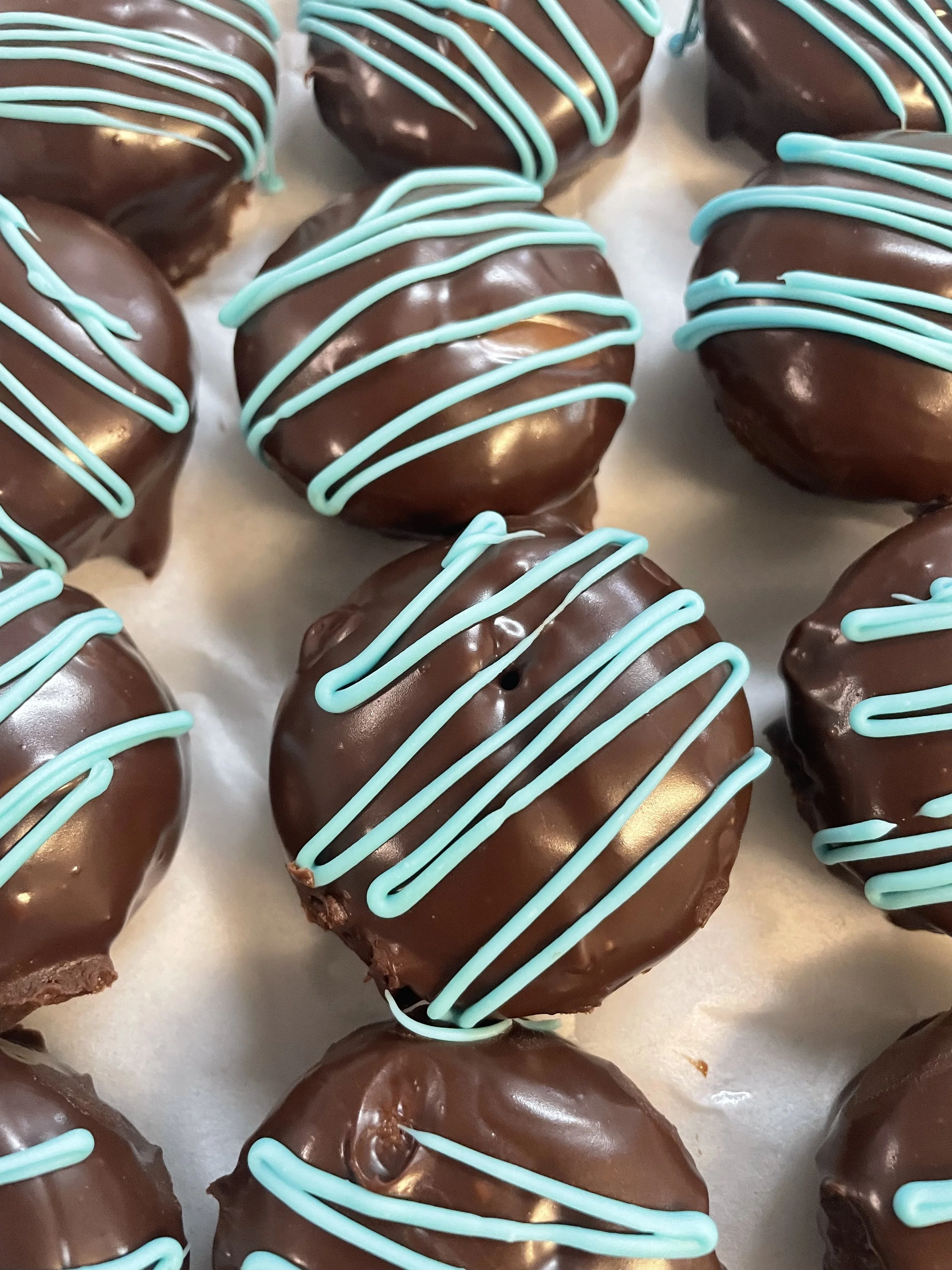 Festive Brownie Bombs