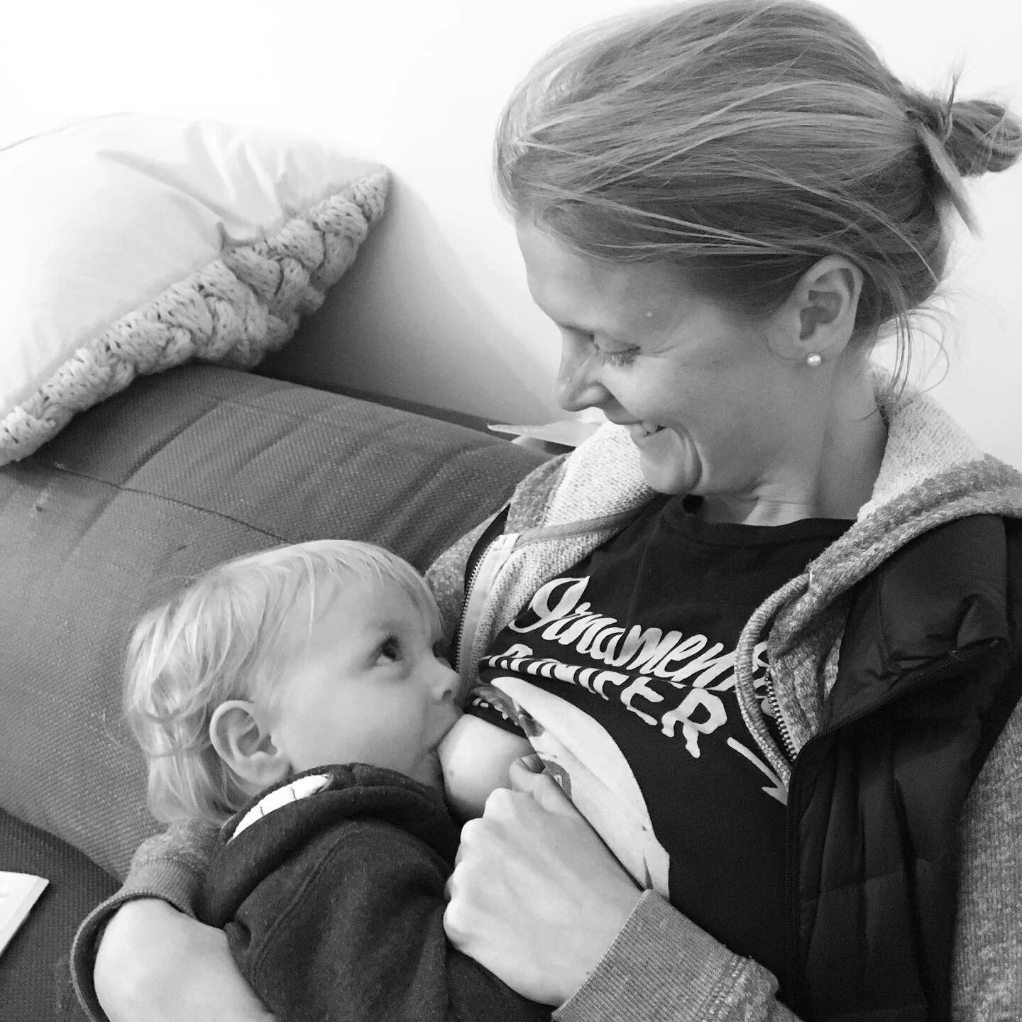 So much more than a breast &ldquo;feed&rdquo;. 

It&rsquo;s connection. 

At the end of my midwife working day when we met Sunny , my first, used to get almost frantic. Booby, booby, he would say. My boobs would also sigh relief after 8 hours without