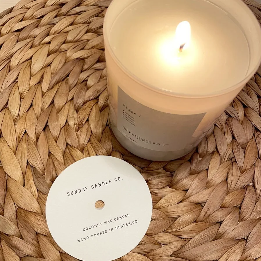 My new fav safer-ingredient candles are @sundaycandle. They are coconut wax which is one of the safest candle ingredients. Hand poured by a woman small business owner in Denver, CO. And the scents and containers are beautiful.
.
When shopping for saf