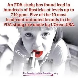 National Lipstick Day =  Perfect day to talk about what's in your lipstick! 
.
Most lipsticks INCLUDING natural lipsticks contain lead. Lead!! Toxic to humans. Naturally occurring. Manufacturers have to be super diligent to test  each and every lipst
