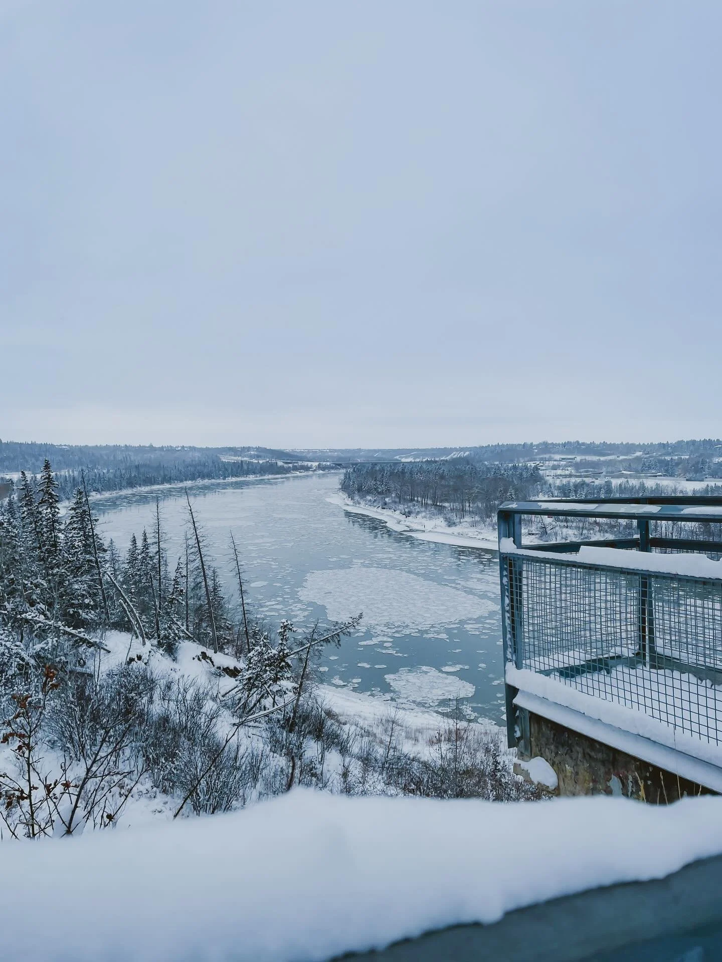 Snowy Alberta doing what it does best.⁣
❄️✨☃️⁣
⁣
⁣
⁣
&mdash;⁣
#exploreedmonton #travelalberta #yegrivervalley #yeg #edmontonalberta #yegphotographer #imagesofcanada #canada #explorecanada #canada_photolovers #enjoycanada #shareyourweather