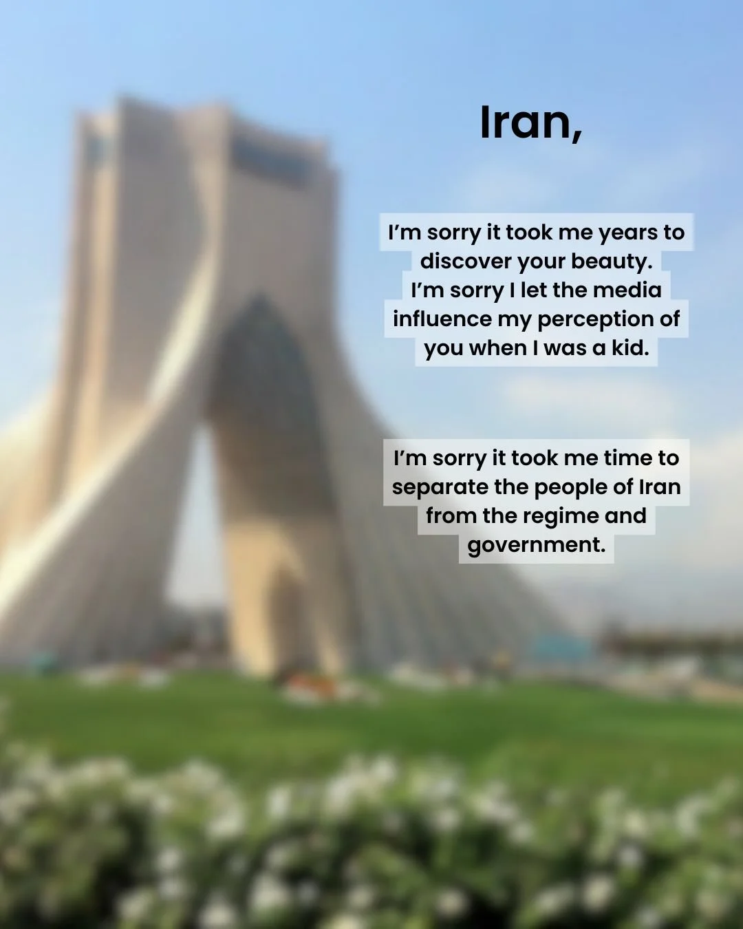 For freedom - azadi.⁣
🕊️⁣
⁣
⁣
⁣