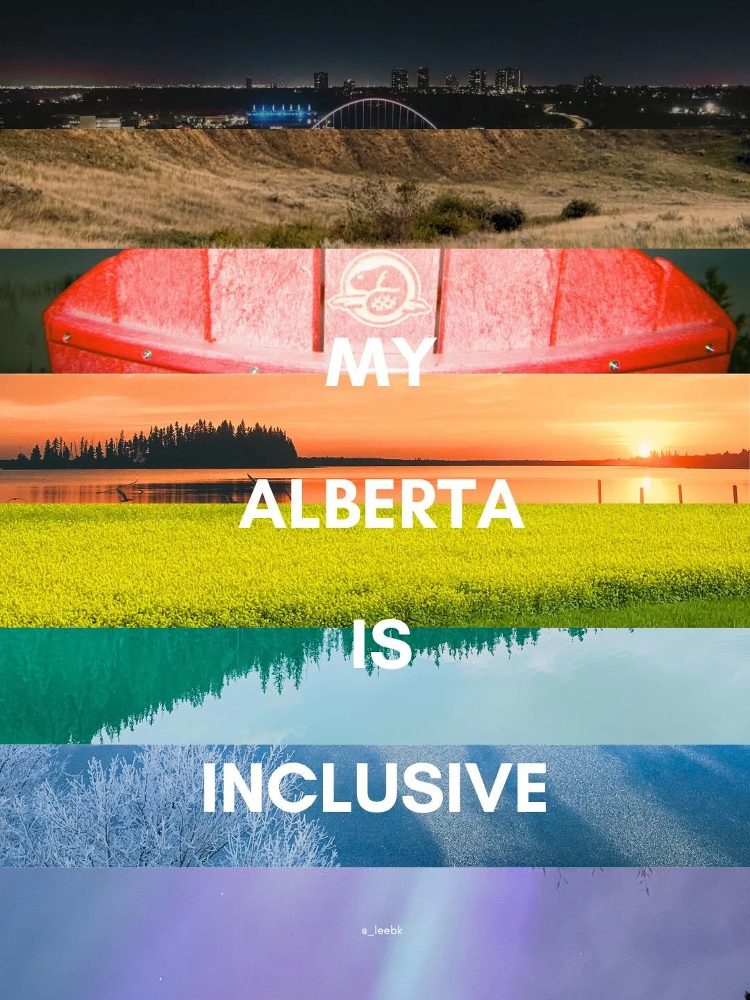Alberta for all.⁣
🌾🌈⁣
⁣
⁣
⁣
&mdash;⁣
#pridemonth #pride #translivesmatter #transrightsarehumanrights #protecttranskids