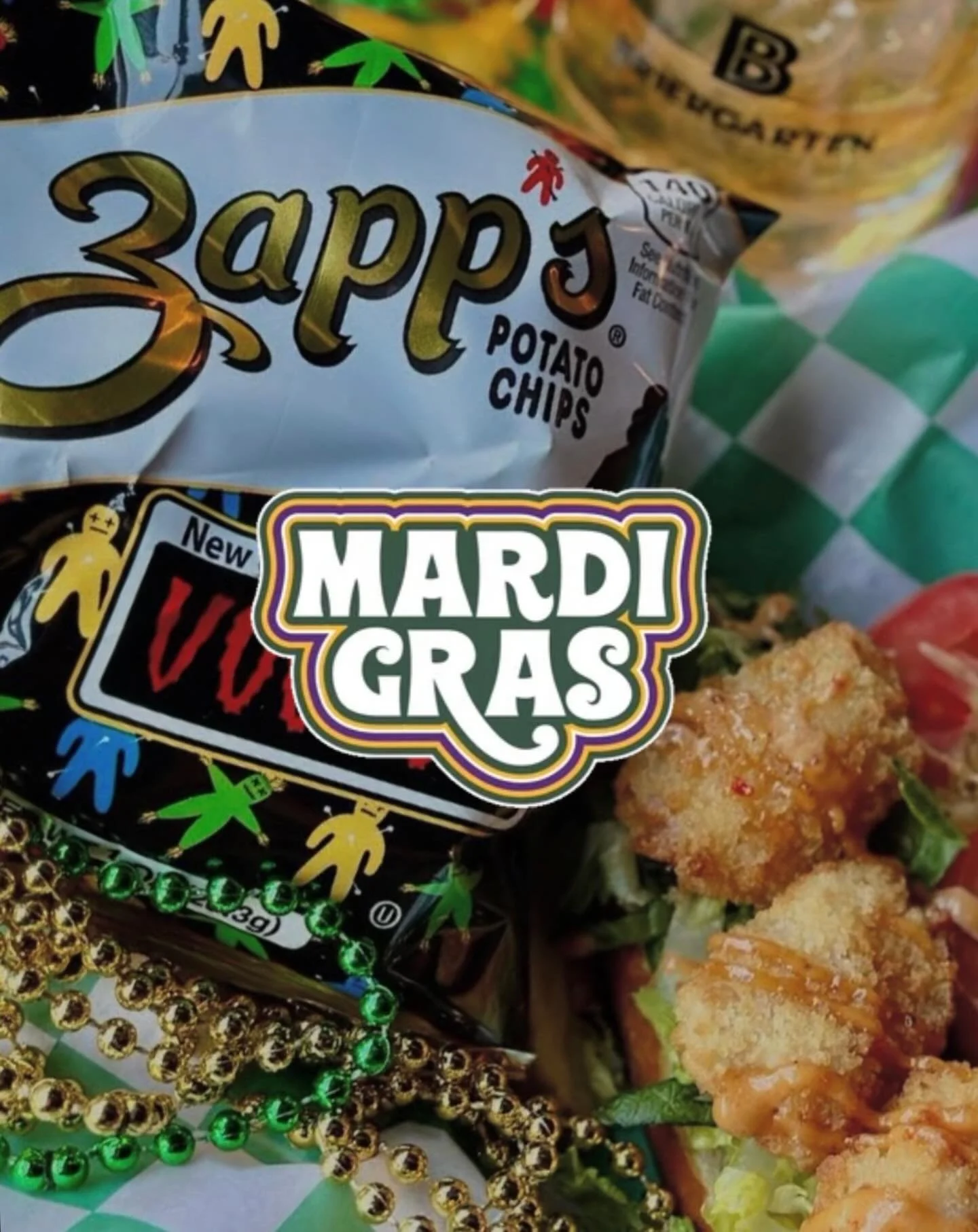 Join us tonight for Fat Tuesday!  Shrimp Po&rsquo;Boys and Gumbo are on the menu!  And&hellip;we have King Cake from @cornandflour!  Good times await!  3pm Go Time!