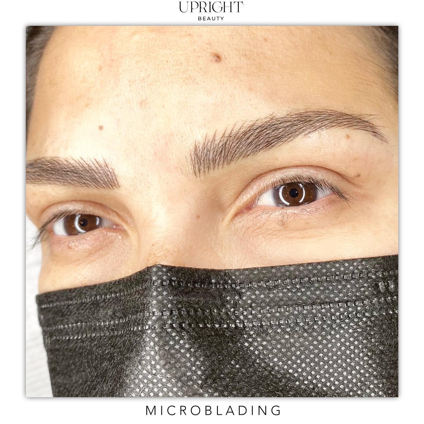 Trust the process 🤌 Swipe through to see how we built these brows up naturally, from start to finish - Finished Result, Healed @ 6 weeks, After 1st Session, Before.  Working in sessions ensures the most natural result, while preserving skin integrit