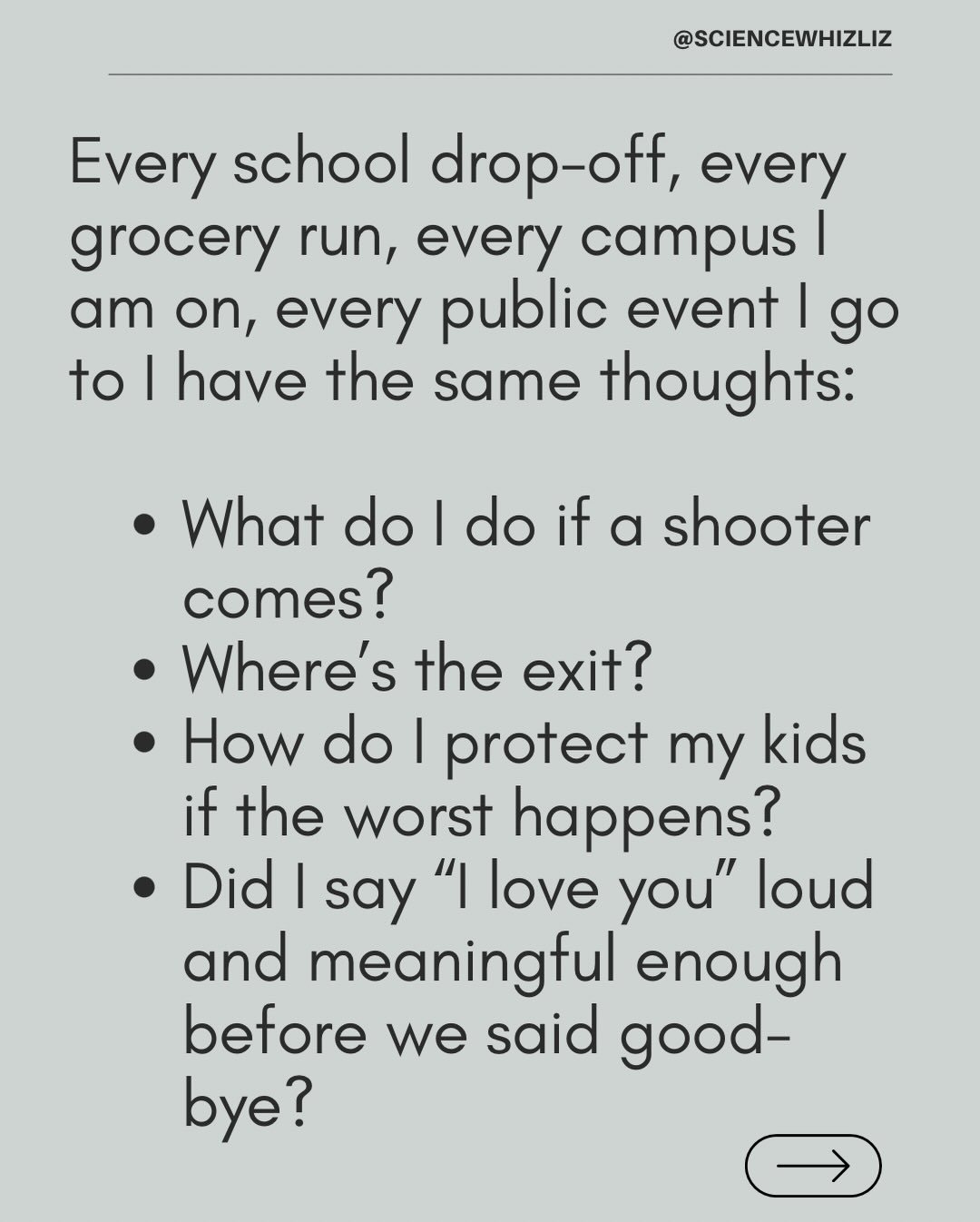 Another school shooting. Another example of thoughts and prayers not being enough. Call your reps. Get loud. We all deserve better. Our kids deserve better. I refuse to believe this is how it has to be.

My heart is with RI and the Brown community to