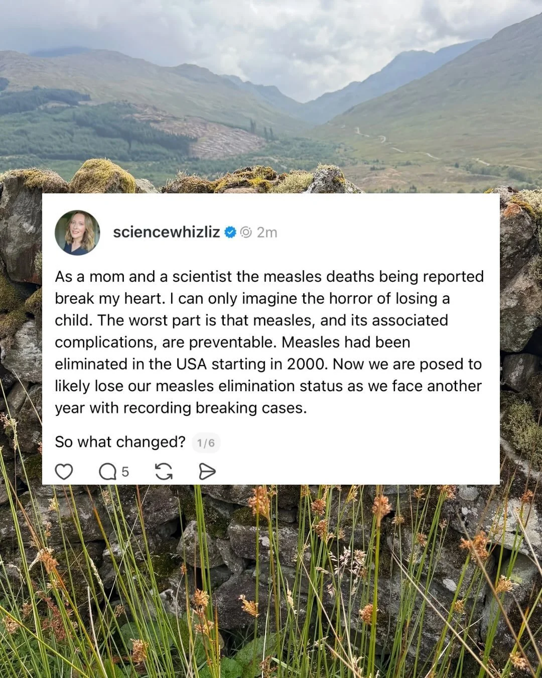 Headlines about measles, especially measles deaths, always make me angry and sad &mdash; because they are preventable. So swipe through for some Friday thoughts from me and feel free to pop questions below, in my DMs, or via email.