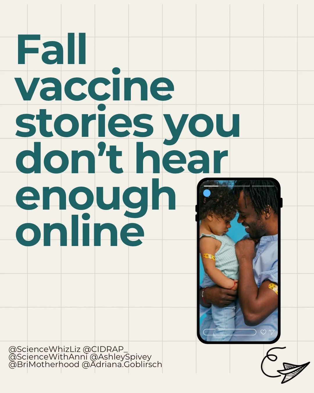 Getting a flu or COVID shot is so routine and boring for most of us that we rarely talk about it. But when we stay quiet, the scary and misleading stories fill our feeds. 

So @ScienceWhizLiz and @ScienceWithAnni asked their followers to share their 