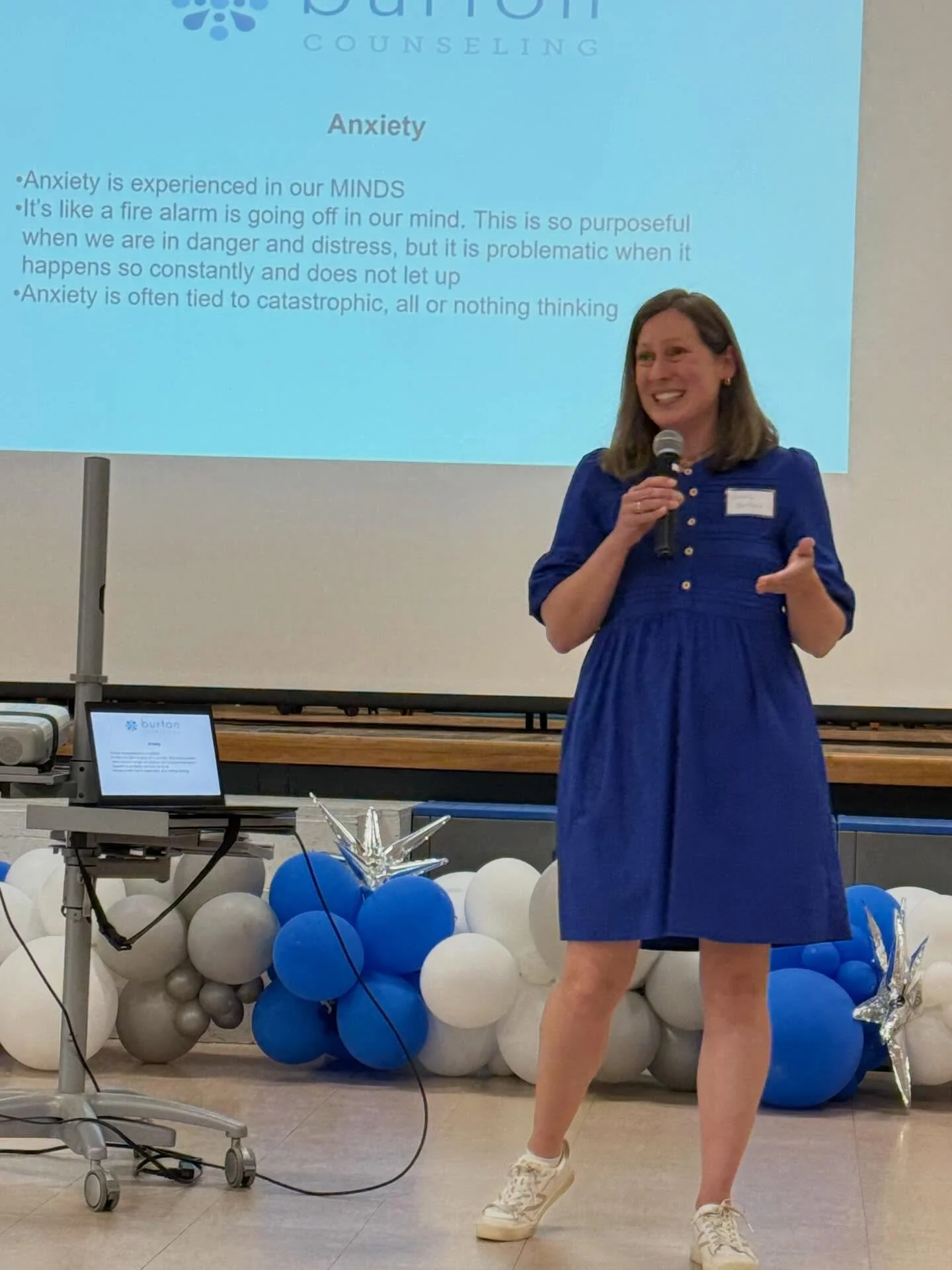 Yesterday I had the opportunity to speak with parents about supporting kids with anxiety in general and test anxiety specifically at our local elementary school. 💙

What a gift to have this time together to delve into normalizing anxiety as a human 