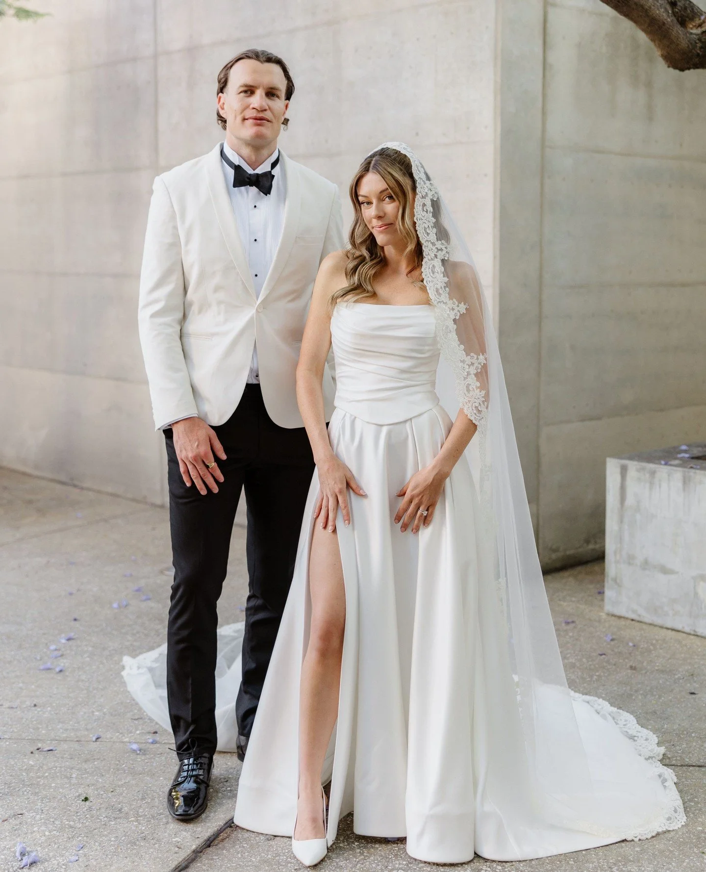 Loving our bride @sylviareynolds_ in her Elysian two-piece. Predicting an increase in popularity for sets in 2026.⁠
⁠
Photographer: @kaceyjules.photography⁠
Videographer: @bkd_media⁠
Venue: @eaglebayweddings⁠
Celebrant: @lizquicke.celebrant⁠
Hair: @e