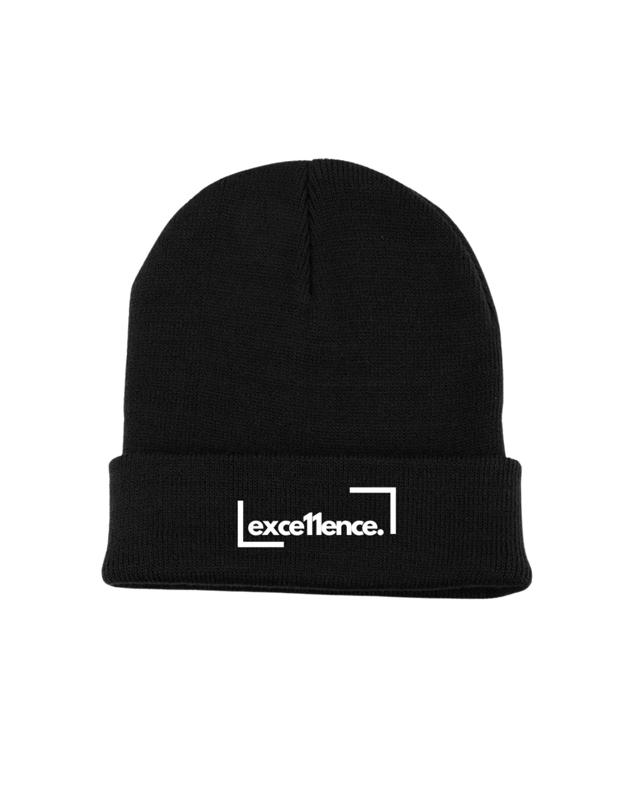 exce11ence Beanie Black Plain.PNG