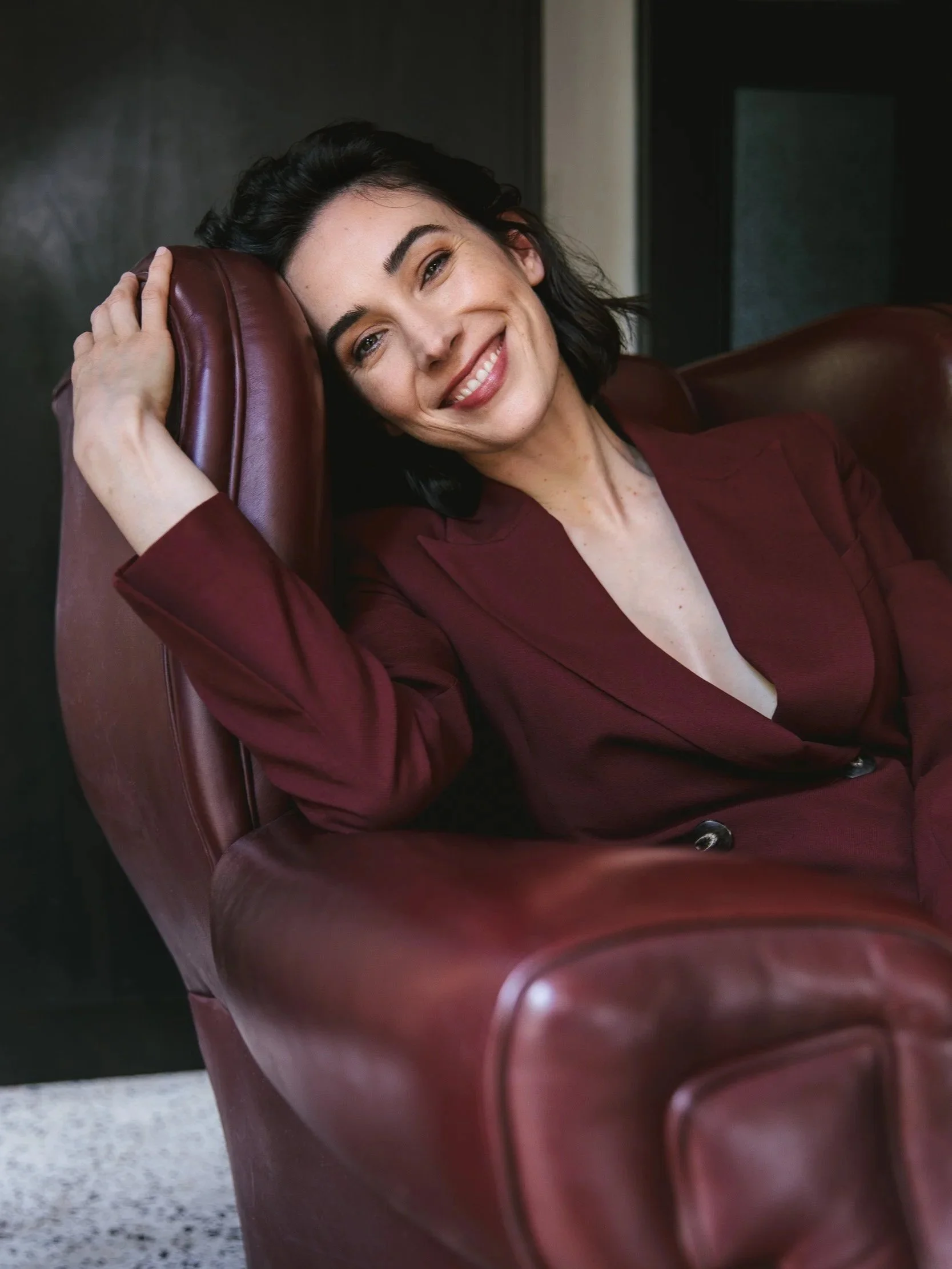 Portrait of Australian Actress Geraldine Hakewill, photographer by Rebecca Hitch in Sydney
