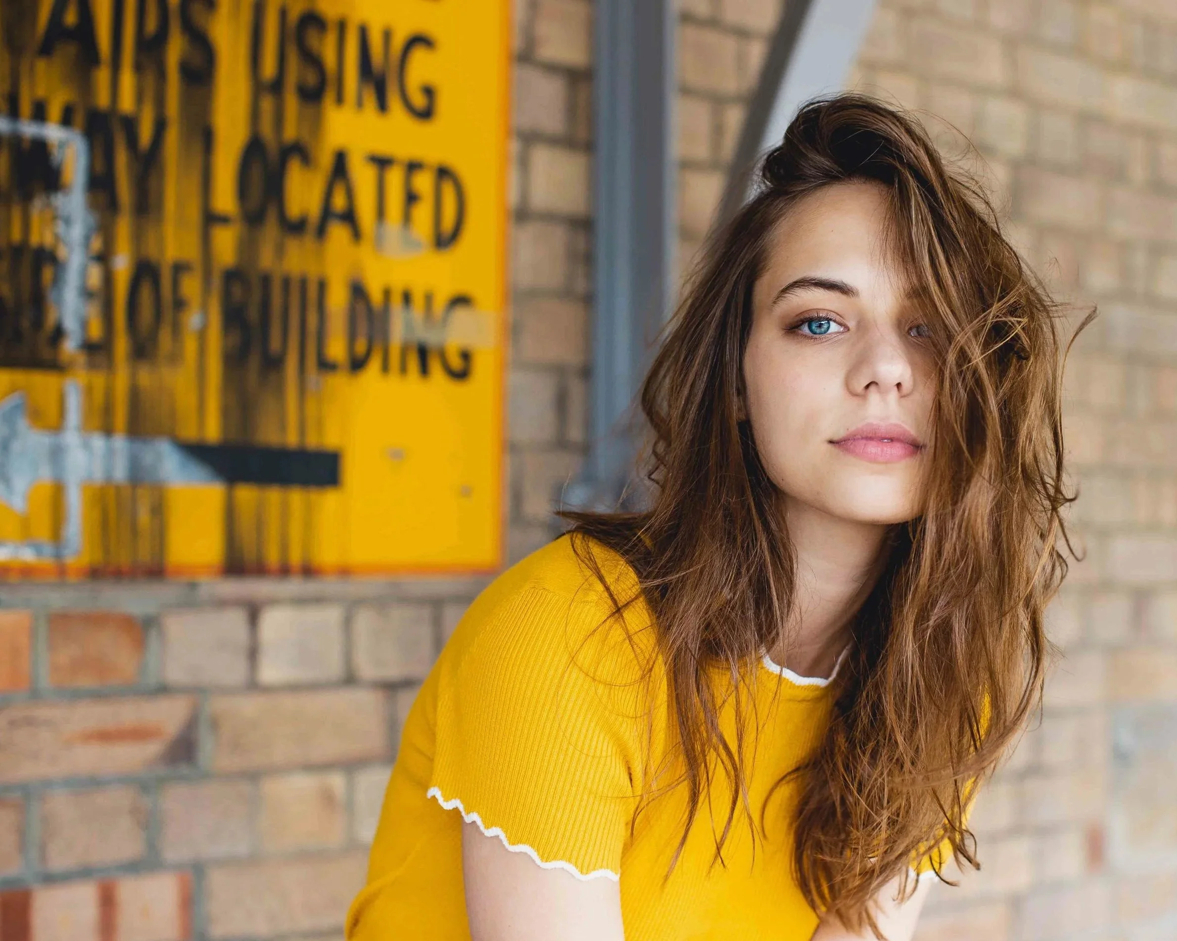 Natural-light portrait of actor Marlo Kelly photographed by Rebecca Hitch in Sydney 