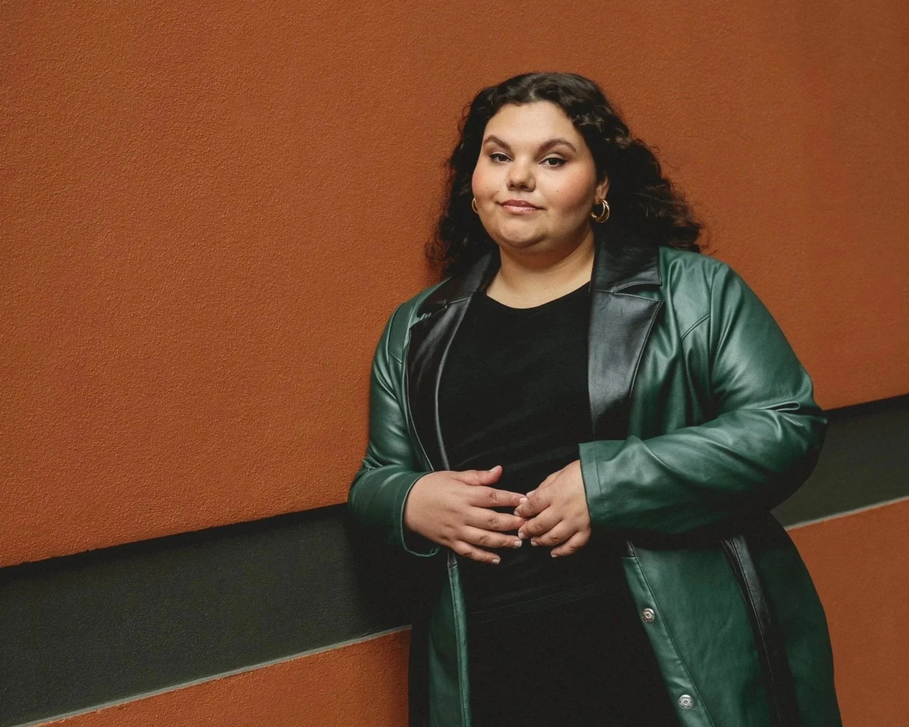 Editorial portrait of actor Kartanya Maynard photographed by Rebecca Hitch in Sydney