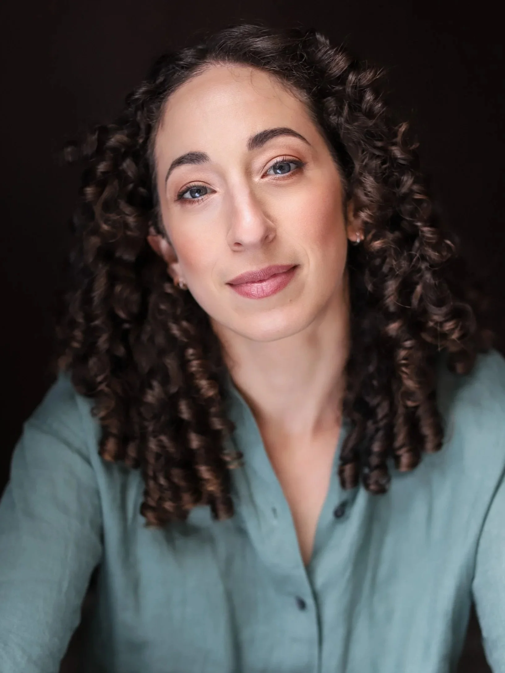 Headshot of actor Violette Ayad photographed by Rebecca Hitch in Sydney