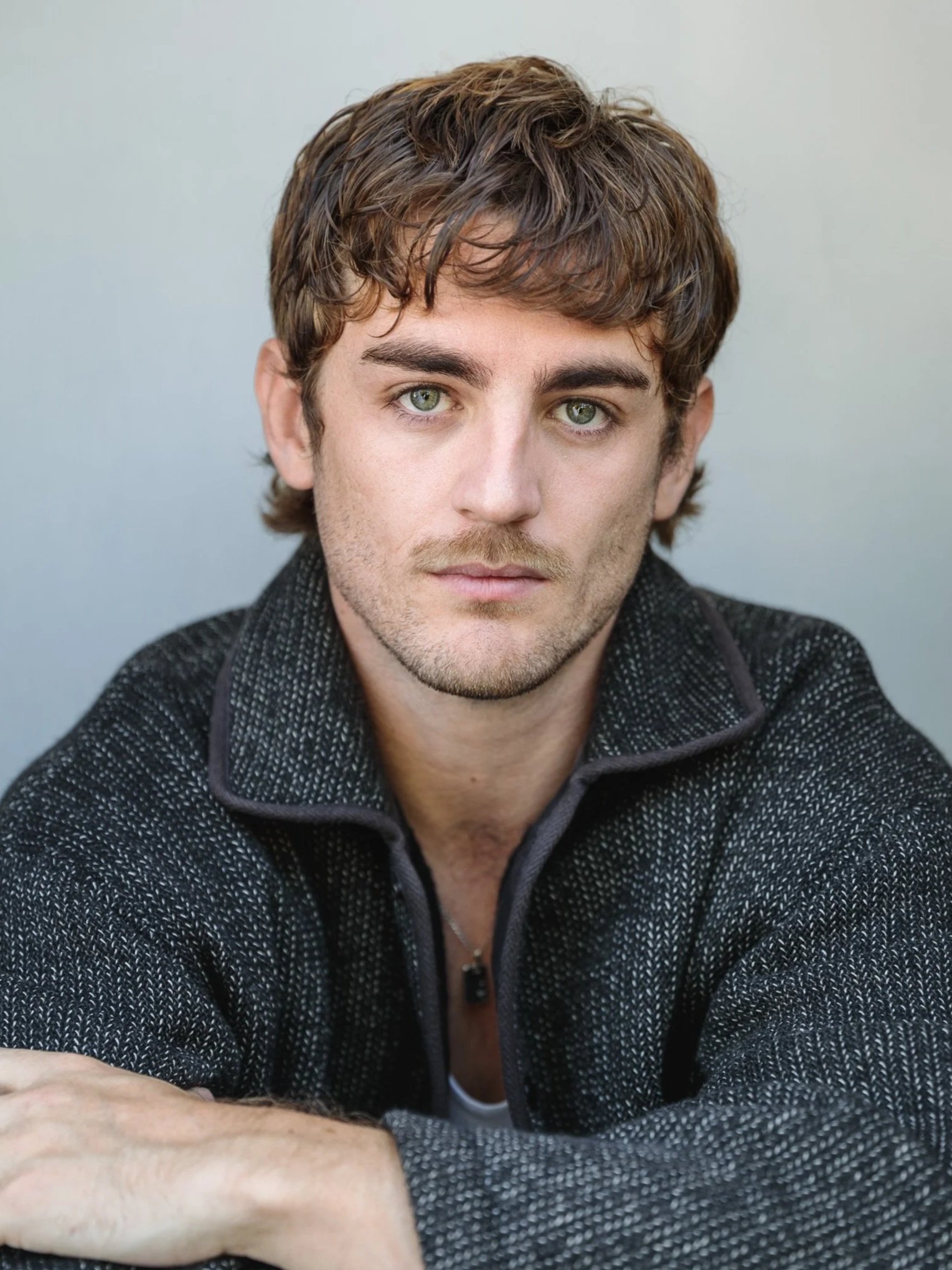 Headshot of actor Luke Morgan photographed by Rebecca Hitch in Sydney