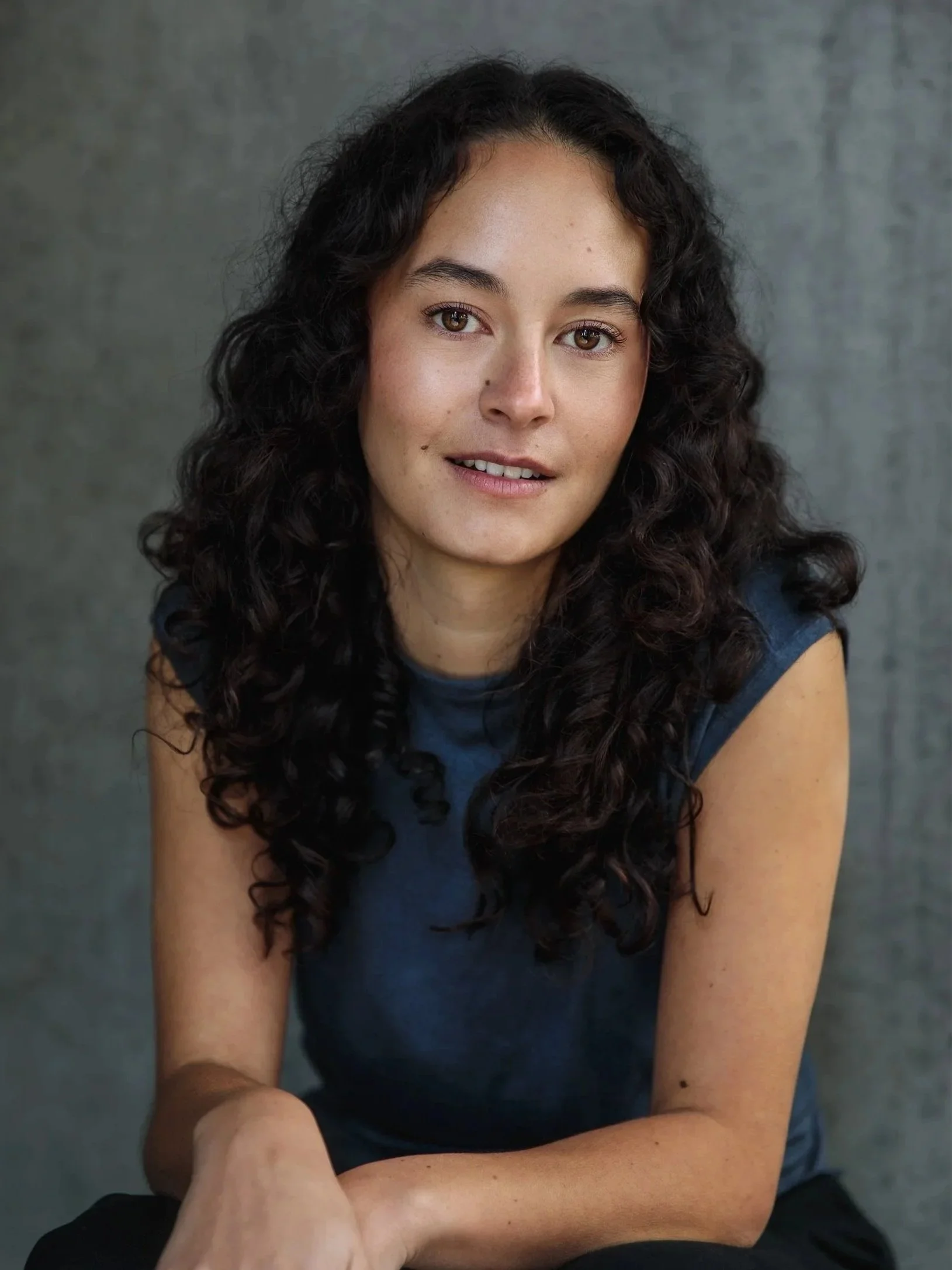 Headshot of actor Erana James photographed by Rebecca Hitch in Melbourne