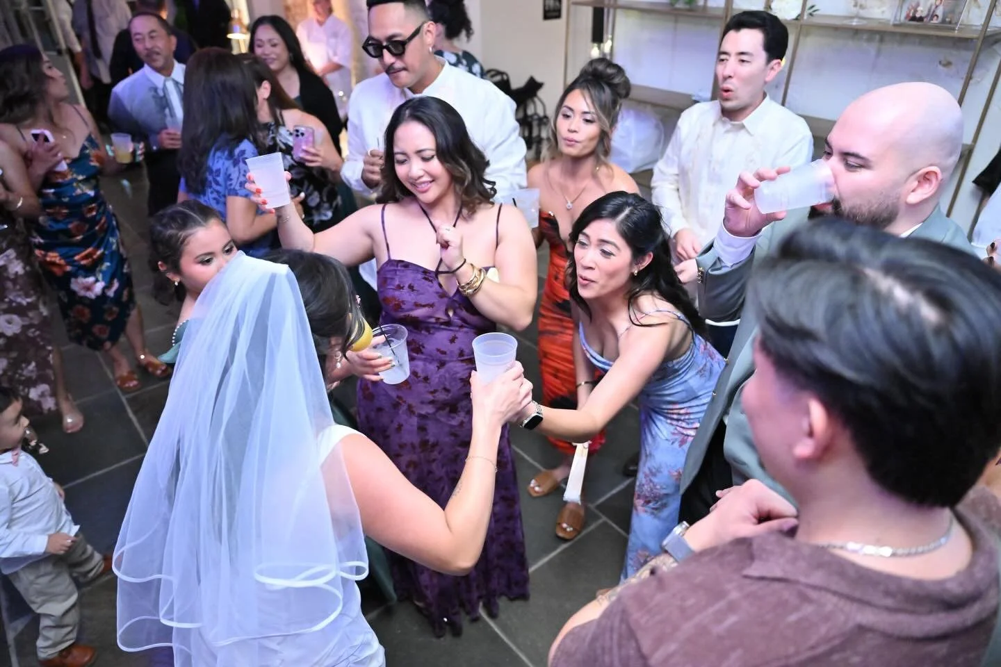 She said &ldquo;I do&rdquo; and then said &ldquo;turn it UP&rdquo; 💃✨ surrounded by her family and friends, living her best just-married life 🥂

📸: @photobylouis 

#BaronessWedding #BaronessReception #BaronessFQ #BaronessBride