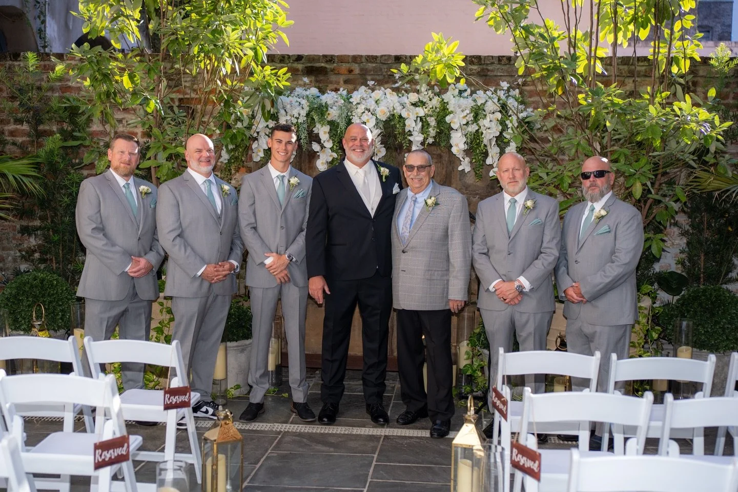 The boys are back in town 😎

Suits on, ties straight, and ready to watch their guy say &ldquo;I do.&rdquo; The groom squad understood the assignment.

📸: @photobylouis 

#BaronessFQ #BaronessWedding #BaronessCeremony #BaronessBliss