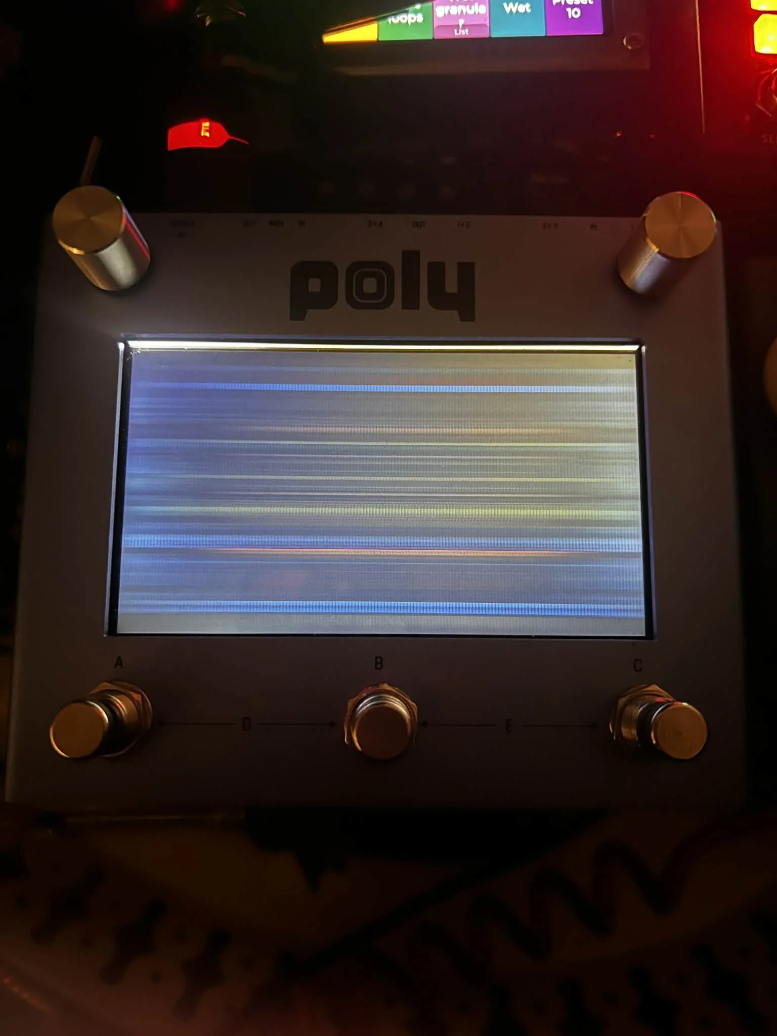 running the wrong panel image