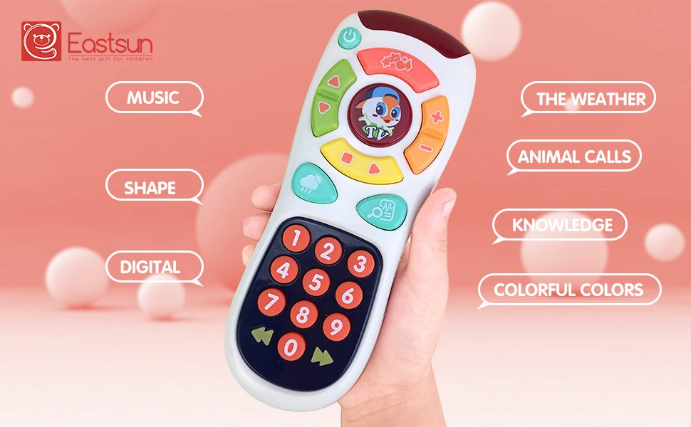Baby TV Remote Control Kids Musical Early Educational Toys Simulation Remote  Control Children Learning Toy For