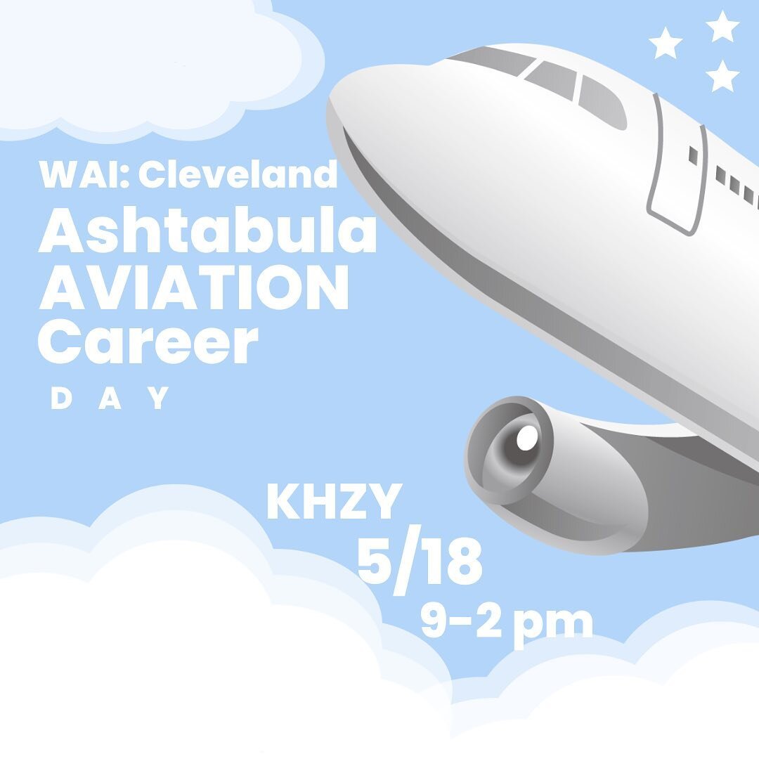 We can&rsquo;t wait to see y&rsquo;all at the Northeast Ohio Regional Airport (KHZY) for aviation career day!

Check out some of the exciting career opportunities from 9-2pm. Stop by the presentations of: crop dusters, drones, pilots, aviation biolog