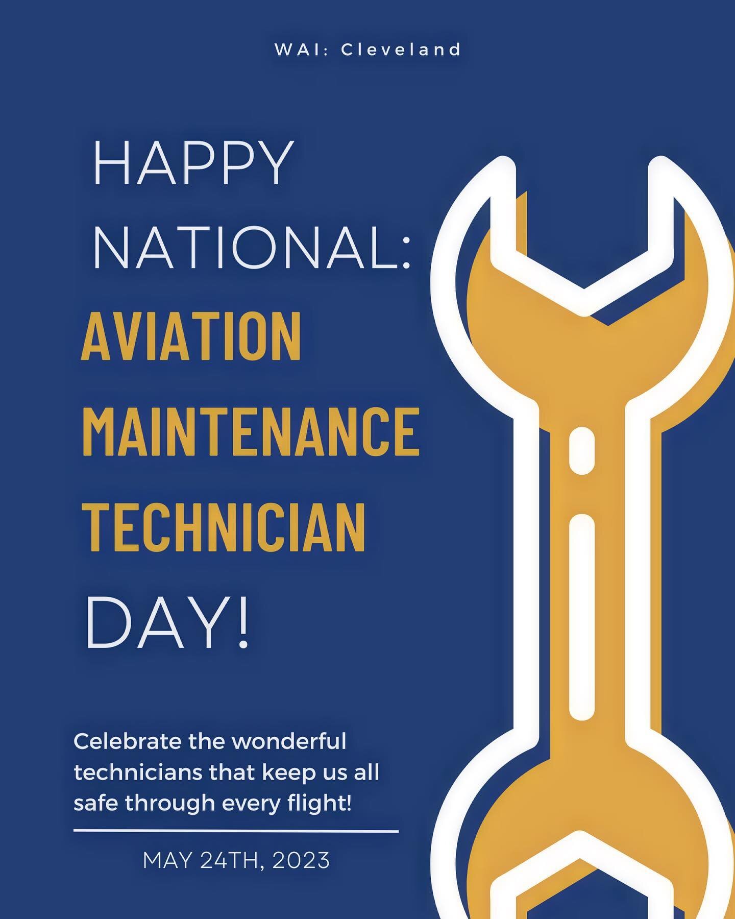 Big shout out to our heroes in the hangar! Happy National AMT day ✨👩&zwj;🔧🛠️