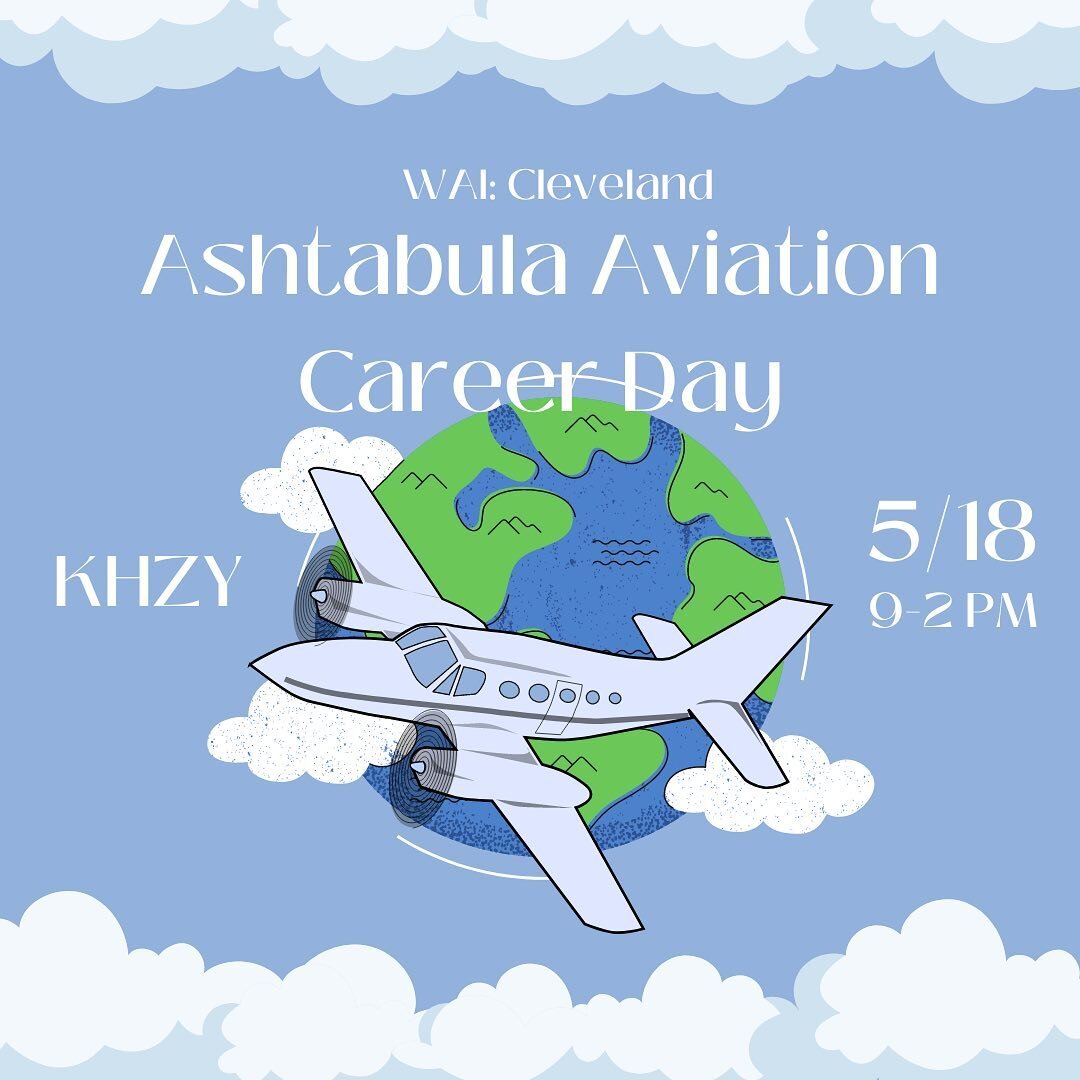 Head out to Northeast Ohio Regional Airport (KHZY) on May 18th for their Aviation Career Day! 

Come check out some exciting aviation career opportunities from 9am to 2pm with the Cleveland Chapter of Women in Aviation. Presenters include those from 