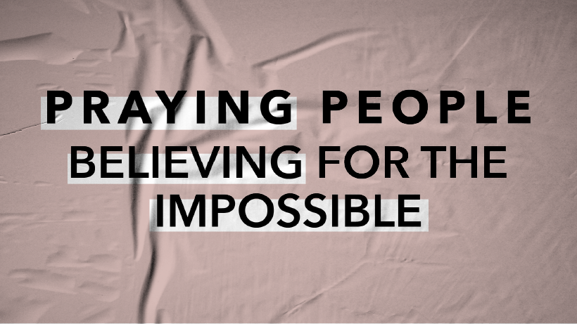 PRAYING PEOPLE - Ps Brad Hayman 