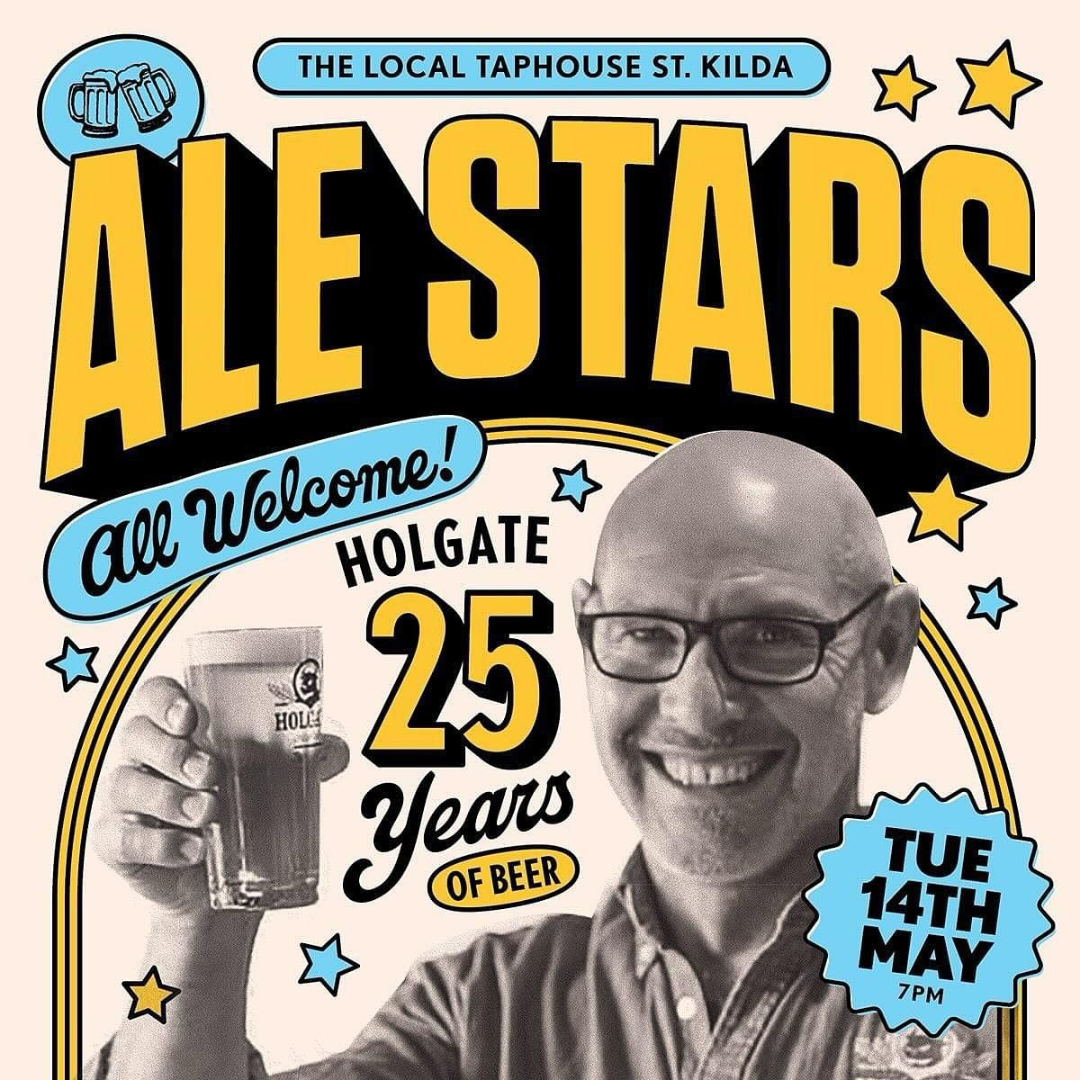 To celebrate the 25th anniversary of Victoria&rsquo;s @holgatebeer, all are welcome to join us on Tuesday May 14th for an Ale Star session at @thelocaltaphousesk with Co-Founder and Head Brewer Paul Holgate.
 
About Holgate:
 
The Holgate Brewery sto
