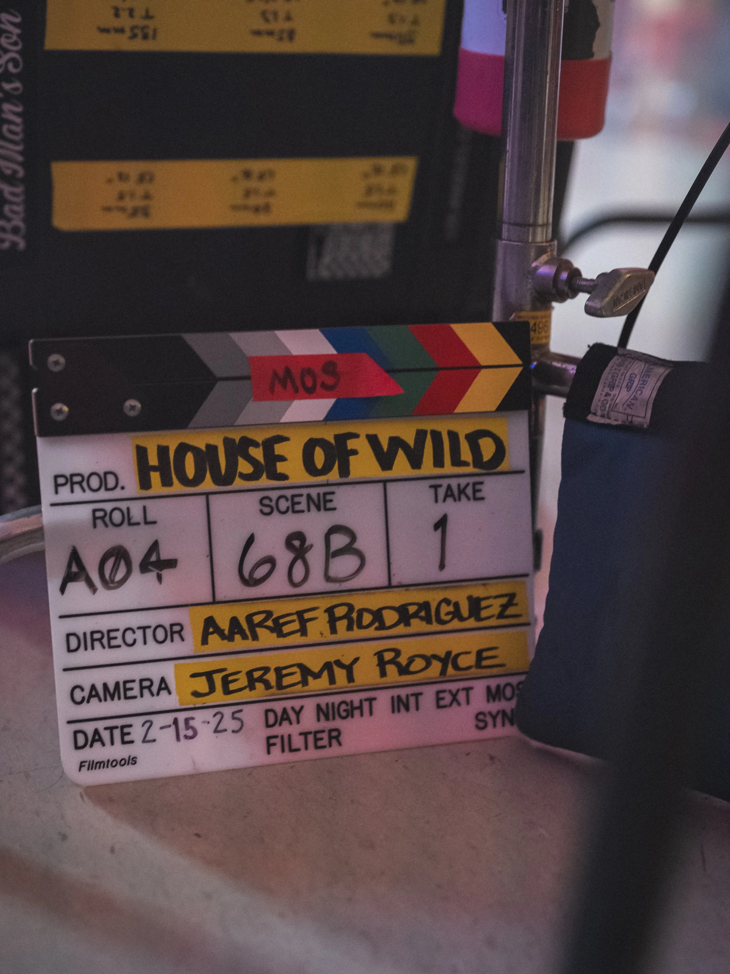 BTS SET PHOTOS - HOUSE OF WILD