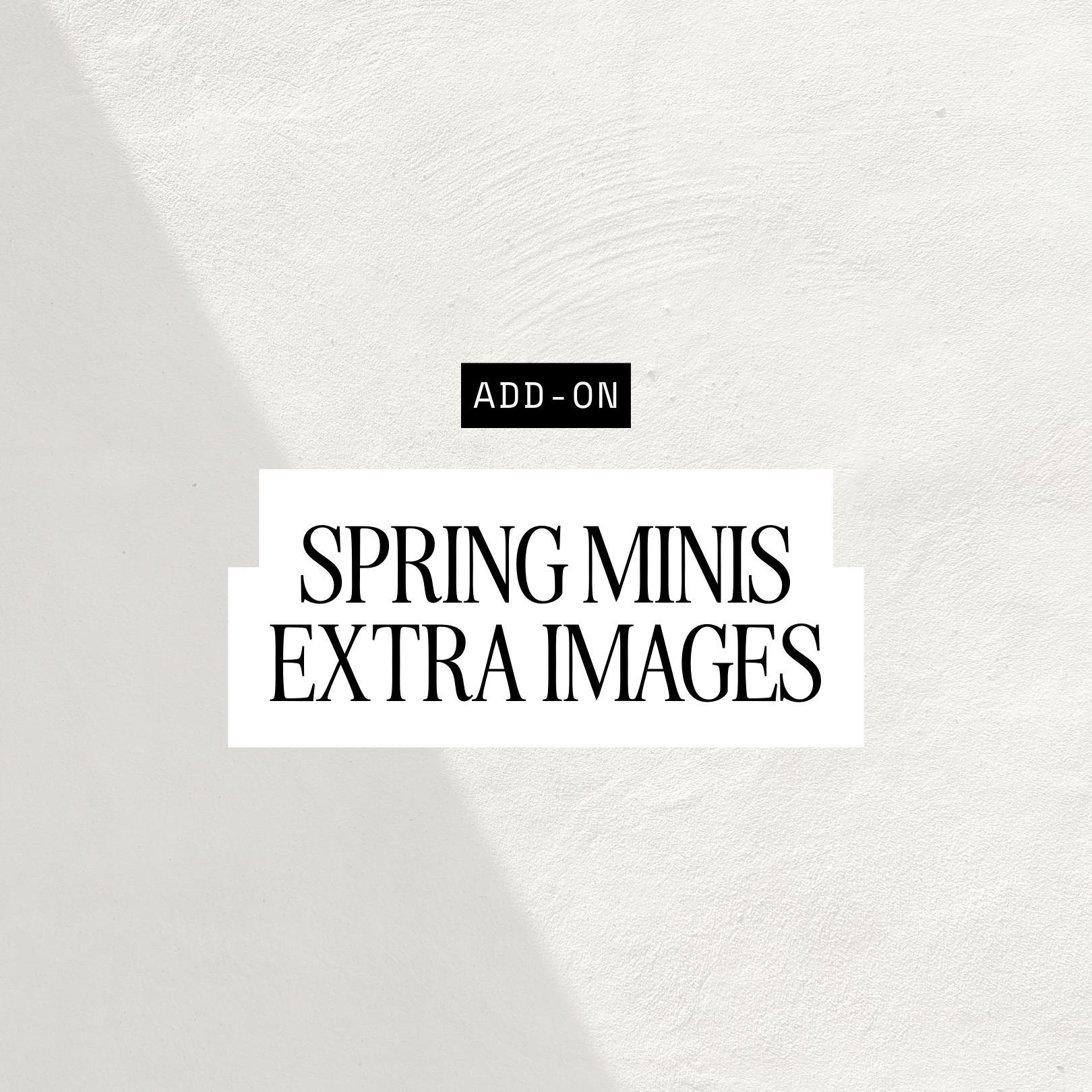 Add-On: Spring Photo Day 2026 Extra Images